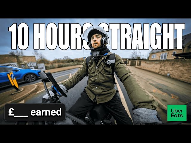 10 HOURS STRAIGHT OF UBER EATS! | How Much Did I Earn?