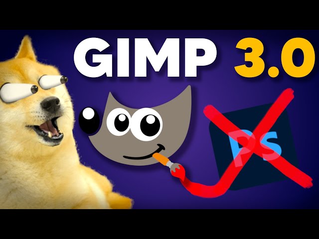 Wait, GIMP is actually GOOD NOW? Photoshop KILLER?!? (GIMP 3.0)