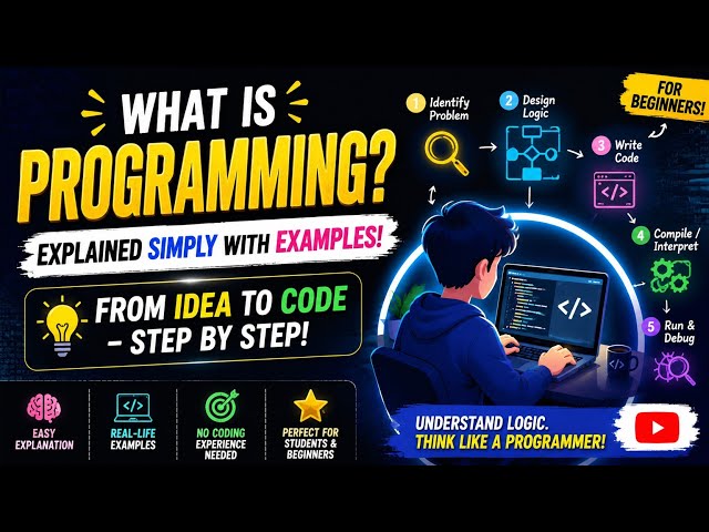 What is Programming? Explained for Beginners | How Coding Actually Works 🚀