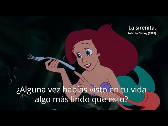 Dubbing Exercise with Subtitles - The Little Mermaid 1989