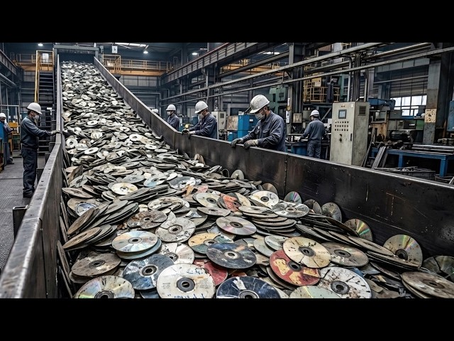 How Old CDs Are Recycled Into Crystal-Clear Plastic Sheets
