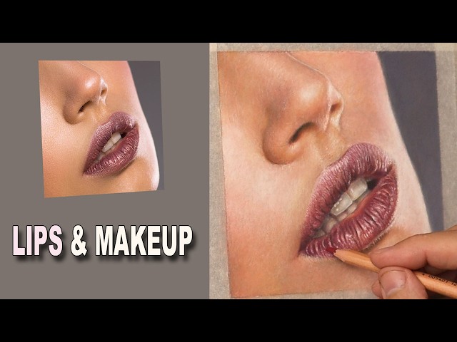 Pastel Pencils: Draw Realistic Lipstick & Make Up in 3 EASY Steps