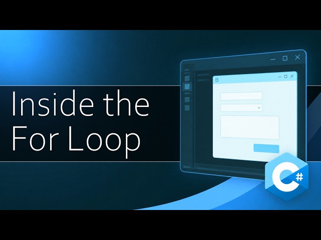 Inside the For Loop | C# Visual Studio Programming