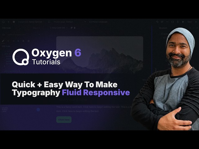 Oxygen Builder 6: Quick and Easy Way To Make Typography Fluid Responsive