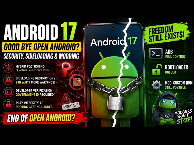Android 17 Just Changed Everything! 😱 Sideloading, Modding & Security Explained