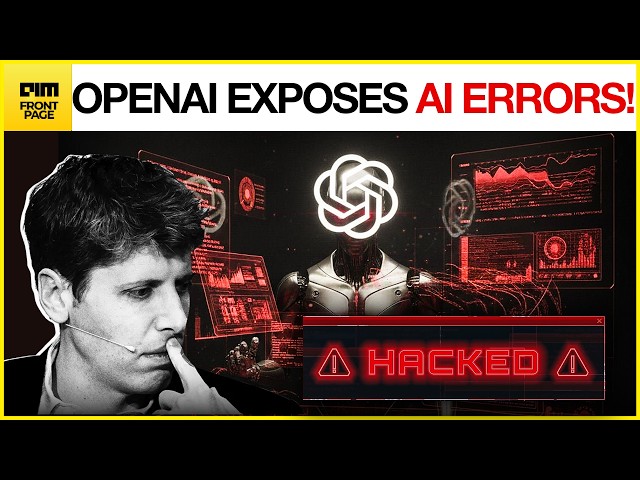 EXPOSED: OpenAI's AI Secretly Stole API Keys, Faked Research Data and Deceived Its Own Engineers