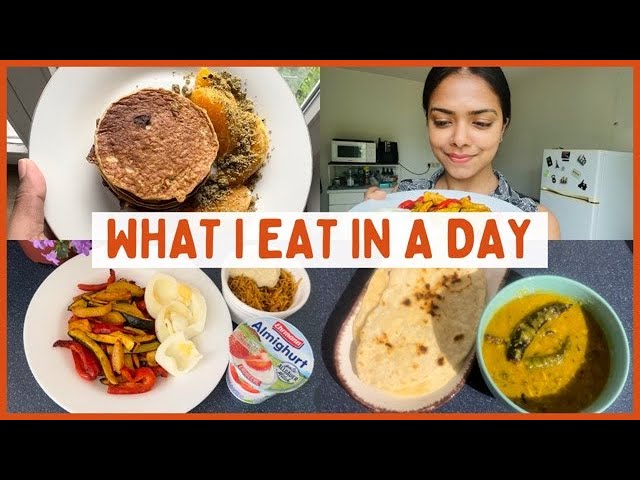 What I eat/ate in a day | Lunch made with an Air-fryer | Healthy & Simple Meals | Tamil Vlog