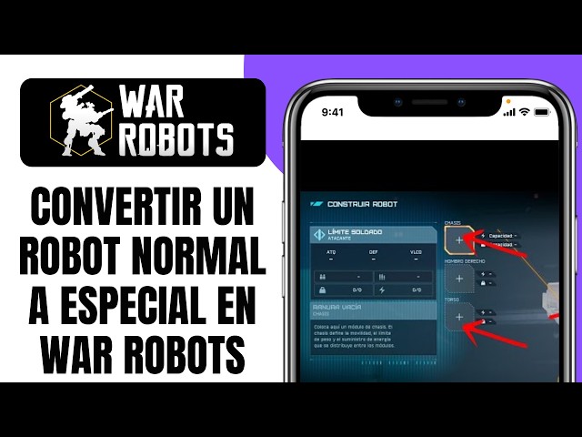 Cómo CONVERTIR Un Robot Normal A Especial En WAR ROBOTS