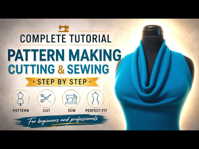 💖Perfect Fit Bodice | Pattern Making, Cutting & Sewing Tutorial