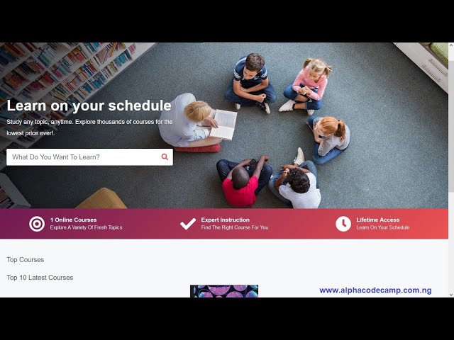 Online Learning Management System in PHP
