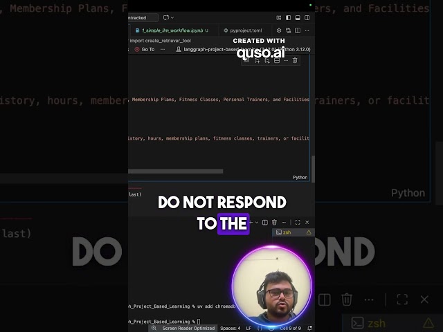 rag tool in langgraph #langgraph #agents #agenticai #coding  #python #shorts #youtube #youtubeshorts
