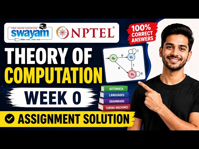 Theory of Computation Week 0 Assignment Answers 2026 | NPTEL July 2026 | 100% Correct Solutions