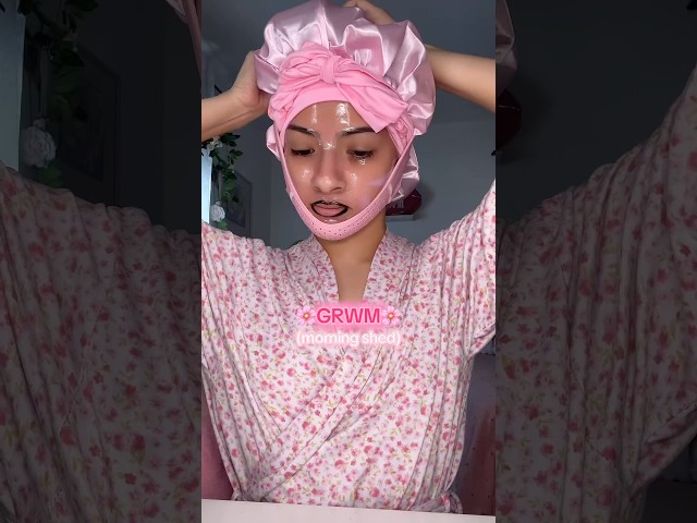 🌸get ready with me🌸(morning shed) #makeup #makeuptutorial #grwm #morningroutine #skincare