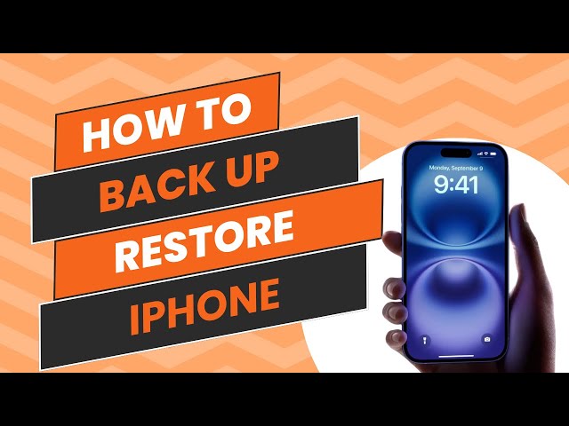 How to backup and restore data in iPhone to computer