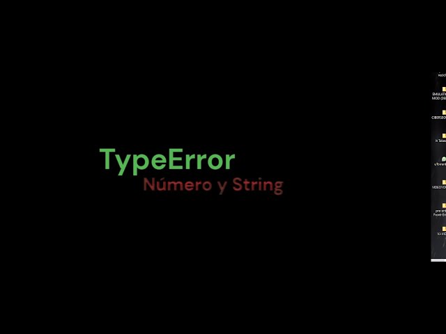 Python EXCEPCIONES TypeError