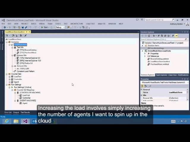 Cloud Load Testing   Visual Studio 2013