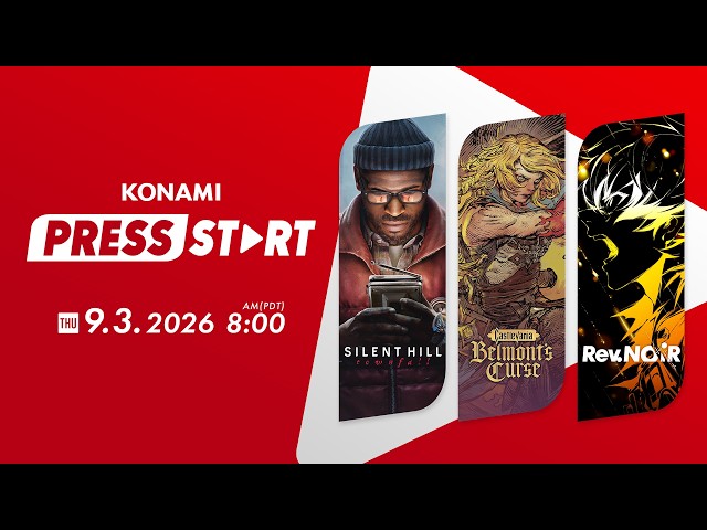 KONAMI PRESS START 9.3.2026 ( KONAMI Game News )