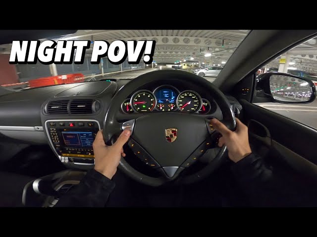 Porsche Cayenne Turbo 955 | Night Drive POV | 2003 4.5 Turbo V8