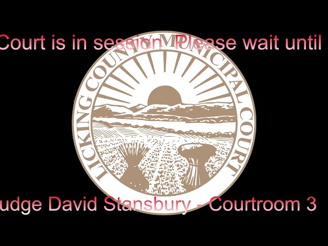 Licking County Municipal Courtroom 3 Live Stream