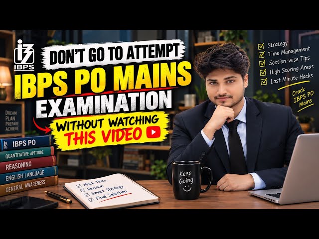 YOU HAVE TO WATCH THIS🌟 | IBPS PO MAINS Last Days Strategy🧿🎯 | RAJ AGRAWAL | BANKIFY #ibpspo