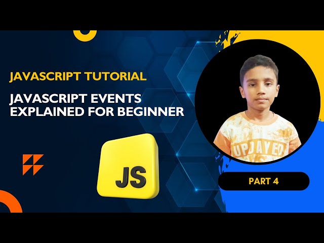 JavaScript Events Explained | Event Handling in JavaScript for Beginners