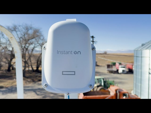 How to Install Outdoor Wi-Fi on a Farm: HPE Networking Instant On Outdoor Access Point AP27