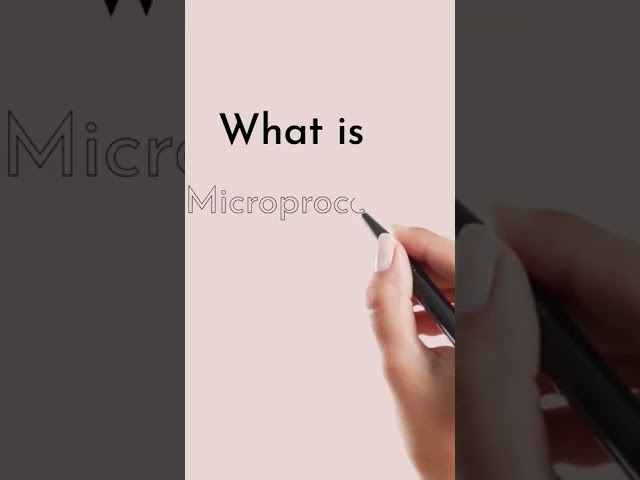 What is Microprocessor?