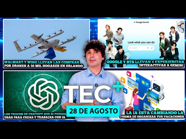TEC+: Google y BTS en nueva colaboración, Walmart expande las compras por drones, y más