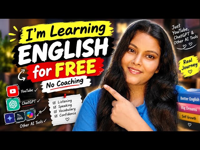 👉 I’m Learning English for FREE… Here’s How @Fluentwithmegha17 