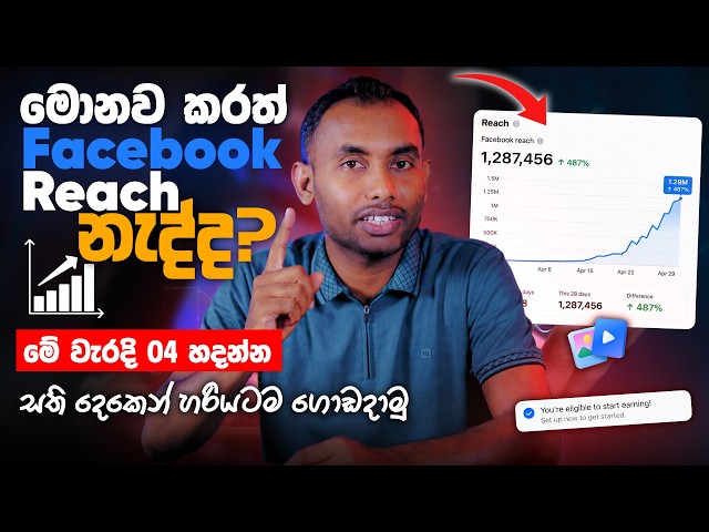 Facebook Reach 0 වෙන්නේ ඇයි? 2026 Algorithm එකේ මේ Secret එක දන්නවද?