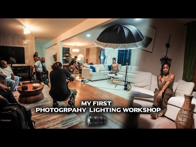 I hosted my first Photography lighting workshop