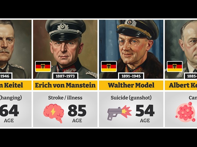 How All Germany’s WW2 Field Marshals Met Their End