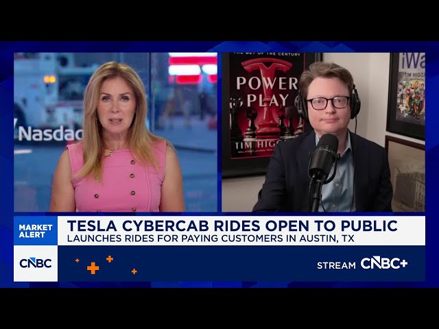 Tesla's Cybercab launch did not live up to the hype, says WSJ's Tim Higgins
