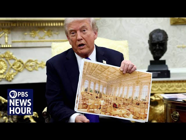 News Wrap: Preservationists sue Trump over his White House ballroom renovation