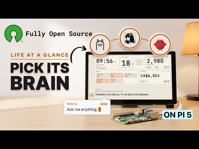 I Built a Raspberry Pi Desk Display That Actually Talks Back!