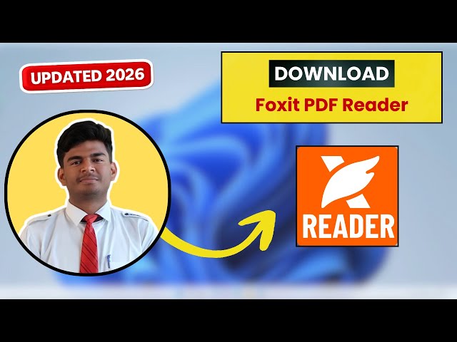 How to Download & Install Foxit PDF Reader for FREE on Windows 10 11 2026