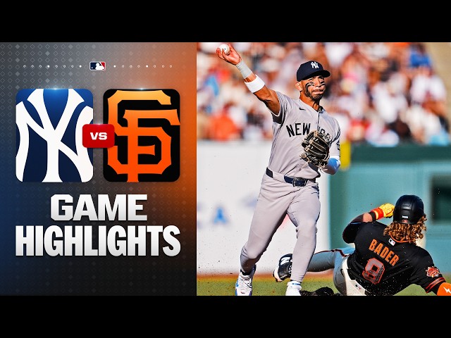 Yankees vs. Giants Game Highlights (3/28/26) | MLB Highlights