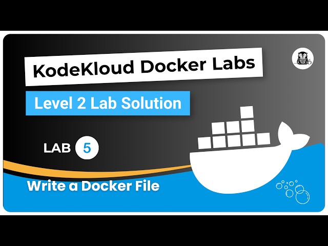 Write a Docker File