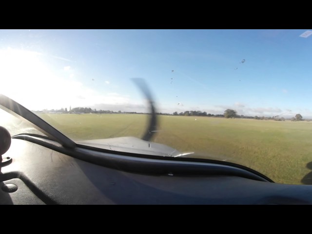 360 VR - Solo takeoff - Robin DR400 (G-BCXE) - Headcorn