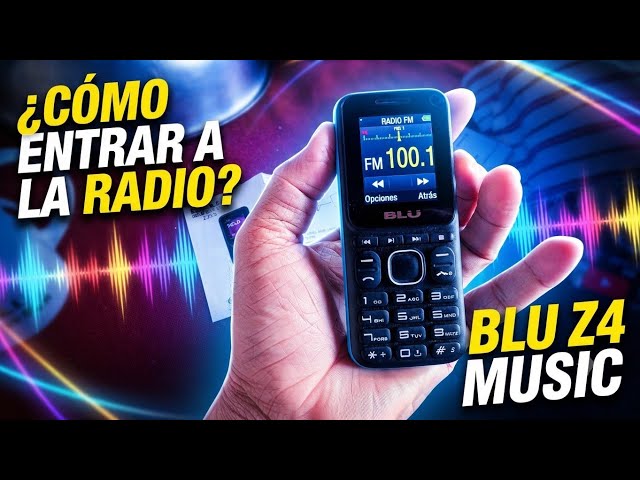 How to access the radio on a BLU Z4 MUSIC?