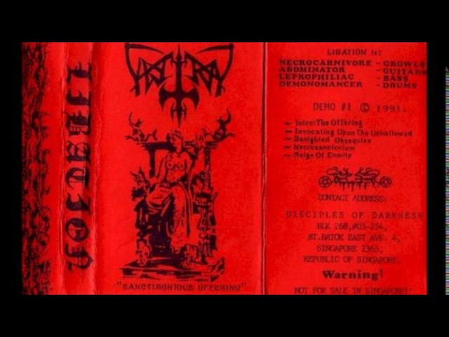 Libation - Sanctimonious Offerings (Full Demo)
