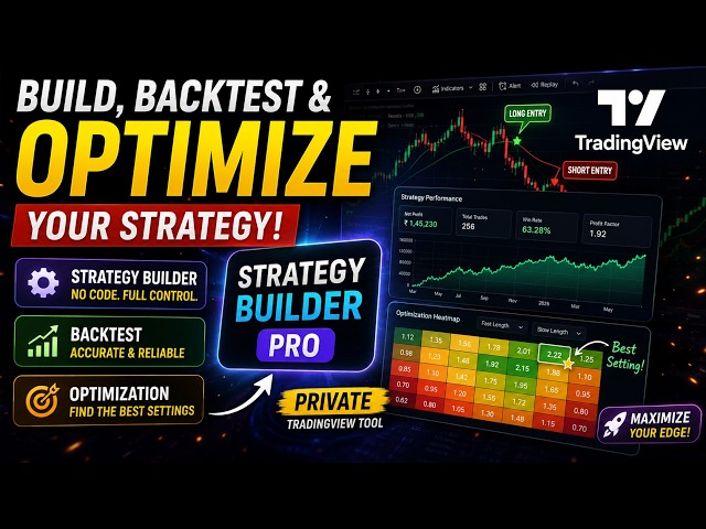 Build & Backtest Any Trading Strategy Without Coding | Strategy Builder Pro (TradingView)