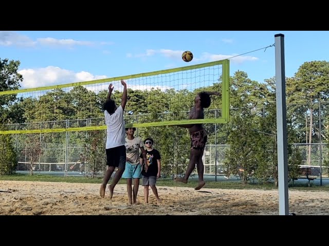 Ifaz Hussain - Beach Volleyball Swing
