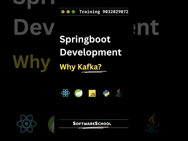 Why Use Kafka in Java Spring Boot? 🔥 Real Project + Interview Answer | Telugu
