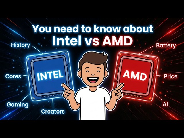 Intel vs AMD CPUs – What’s the REAL Difference?  - For Beginners