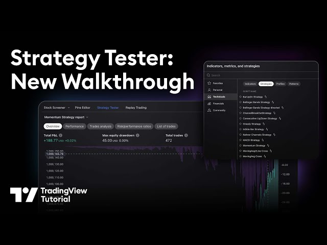Strategy Tester Walkthrough: Tutorial (2025 Updated)