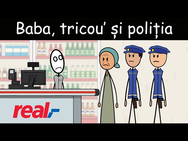 LA SUPERMARKET: Baba Nebună Și Poliția