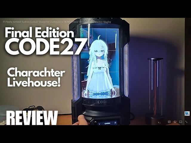 IT Arrived! Code27 Character Livehouse is HERE! - Official Final Version AI Companion Display