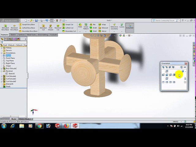 How to Use Intersect Tool in SolidWorks | Step-by-Step 3D Modeling Tutorial for Beginners