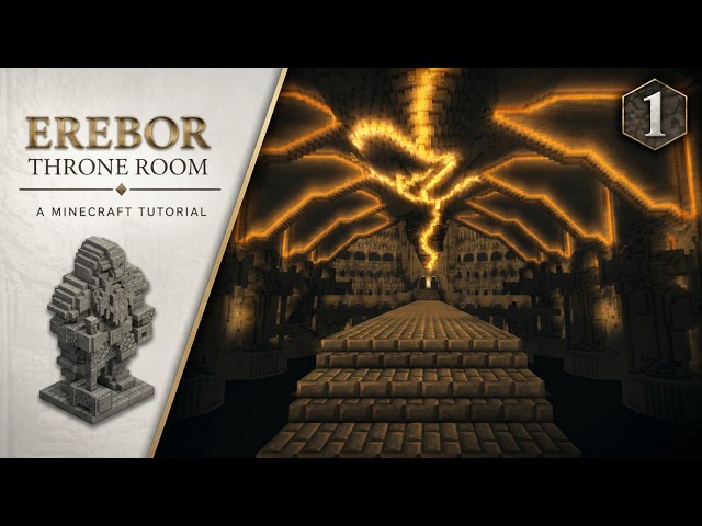 Minecraft Erebor Throne Room Tutorial | Part 1